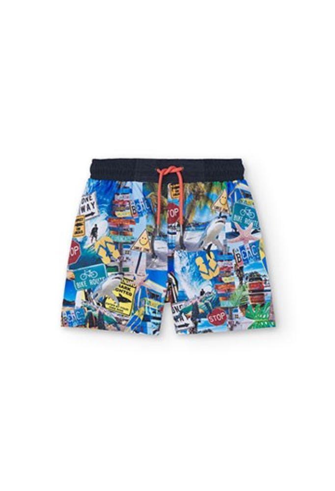 BOXER BAMBINO AZZURRO 838234 2581 BOBOLI
